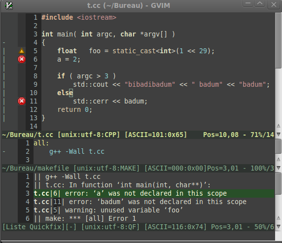 Linux screenshot